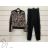 Set hooded sweatshirt long sleeve sweatpants long women (S / M ONE SIZE) ITALIAN FASHION IMWY21745