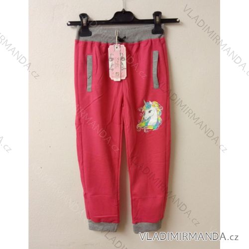 Light long sweatpants for girls (98-128) KUGO JT0728