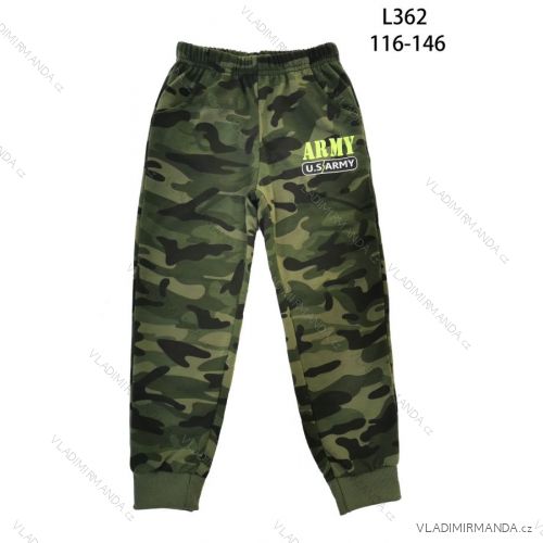 Sweatpants weak boys camouflage puppy (116-146) SEZON SEZ21L362