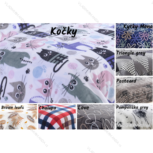 DEKA FLEECE KOSTKA 150X100cm-BTJ21KOSTKA