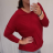 T-shirt long sleeve (uni sl) ITALIAN Fashion IM3170116 L / XL one size Wine