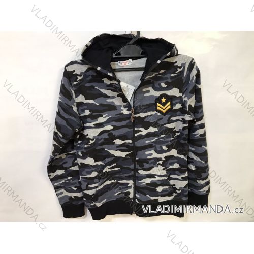 Hoodie kids teen boys camouflage (134-164) TURKISH PRODUCTION TVB21200