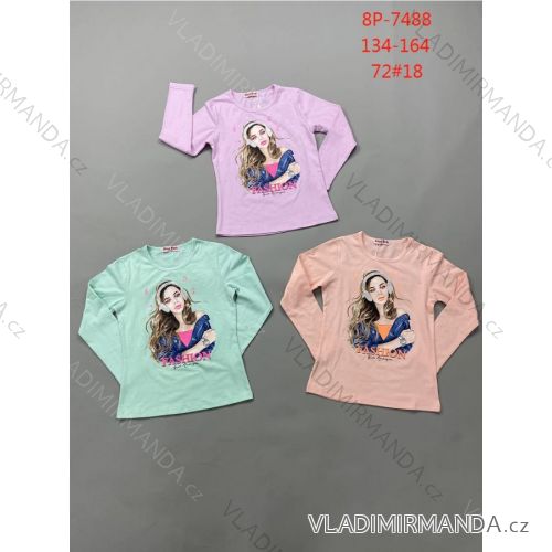 T-shirt long sleeve children's girls girls (134-164) ACTIVE SPORT ACT218P-7488