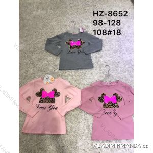 Long sleeve t-shirt for girls (98-128) ACTIVE SPORT ACT21HZ-8652