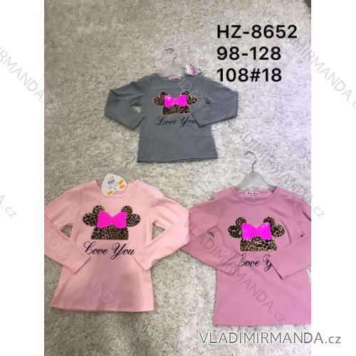 Long sleeve t-shirt for girls (98-128) ACTIVE SPORT ACT21HZ-8652