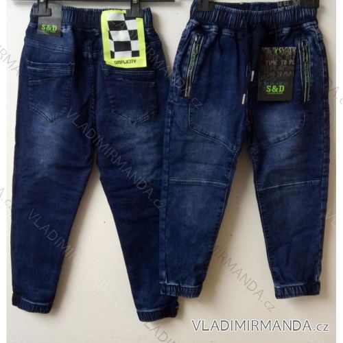 Children´s jeans  with fleece boys (116-176) SAD SAD21DT-1287