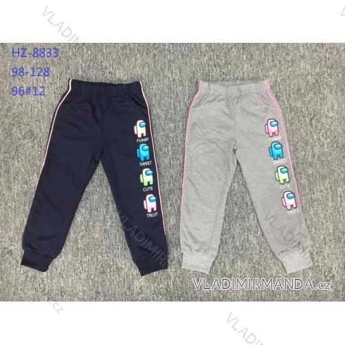 Warm sweatpants for girls (98-128) ACTIVE SPORT ACT21HZ-8833