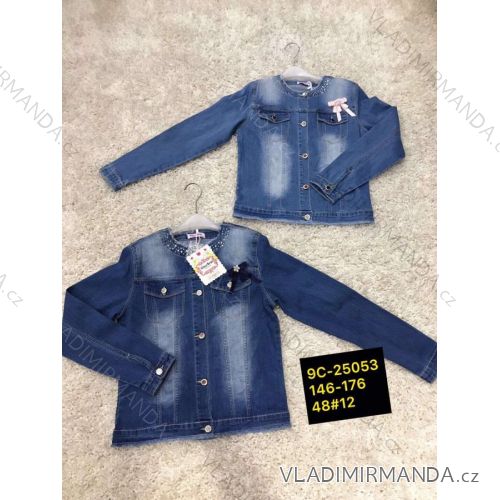 Denim jacket girls (146-176) ACTIVE SPORTS ACT219C-25053