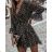 Women's Long Summer Long Sleeve Dress (S / M ONE SIZE) ITALIAN FASHION IMWG216100