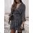 Women's Long Summer Long Sleeve Dress (S / M ONE SIZE) ITALIAN FASHION IMWG216100