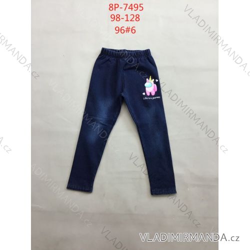 Leggings denim jeans light girls for girls (98-128) ACTIVE SPORT ACT218P-7495