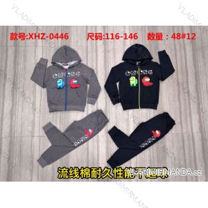 Set hooded sweatshirt with zip and sweatpants children teenagers boys (116-146) ACTIVE SPORT ACT21XHZ-0446