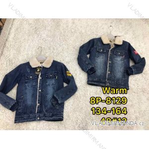 Jeans jacket warm teen girl (134-164) ACTIVE SPORTS ACT218P-8129