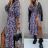 Women's Long Summer Long Sleeve Dress (S / M ONE SIZE) ITALIAN FASHION IMWG216100