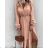 Women's Long Summer Long Sleeve Dress (S / M ONE SIZE) ITALIAN FASHION IMWG216100