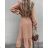 Women's Long Summer Long Sleeve Dress (S / M ONE SIZE) ITALIAN FASHION IMWG216100