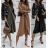 Women's Elegant Long Shirt Dress Long Sleeve (UNI S / L) ITALIAN FASHION IMWG21063