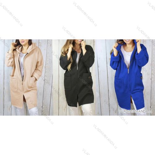 Women's fleece hooded coat (M / L ONE SIZE) ITALIAN FASHION IMWA216526