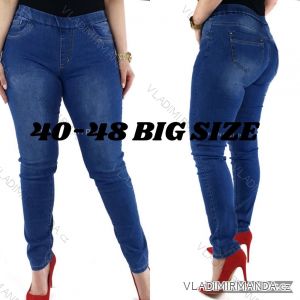 Jeans jeans waist rubber at the waist long women's oversized (40-48) JEANS JAW216563