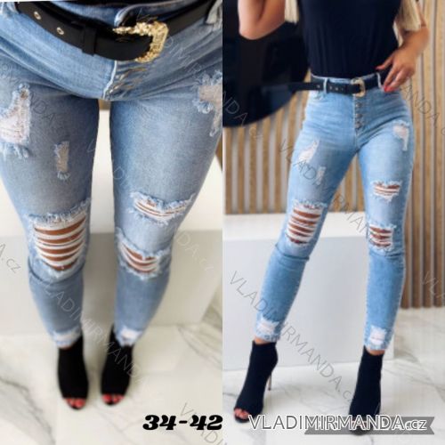 Rifle jeans dlouhé dámské (34-42) JEANS JAW216562