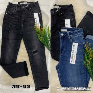 Rifle jeans dlouhé dámské (34-42) JEANS JAW216562