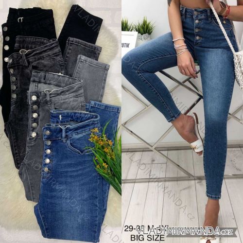 Jeans long high waist women (M-4XL) JEANS JAW216571