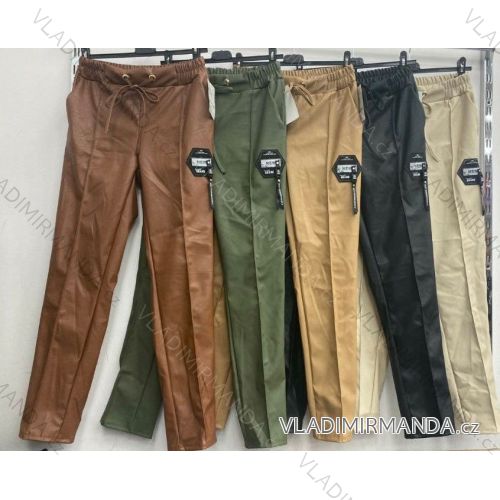 Women's eco-leather pants (S / M ONE SIZE) ITALIAN FASHION IMWA216574