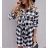 Women's long sleeve shirt dress (S / M ONE SIZE) ITALIAN FASHION IMWG216595