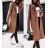 Fleece coat with lining women's extended (s, m, l, xl) ITALIAN FASHION IMC1812182C