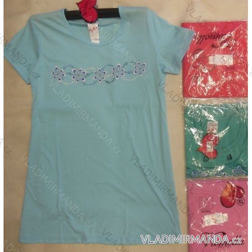 Shirts night short sleeve ladies cotton (m-2xl) VLOMOLLA SECRET 83082
