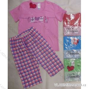 Pajamas short sleeve and 3/4 pants womens cotton (m-2xl) VLOMOLLA SECRET 83084
