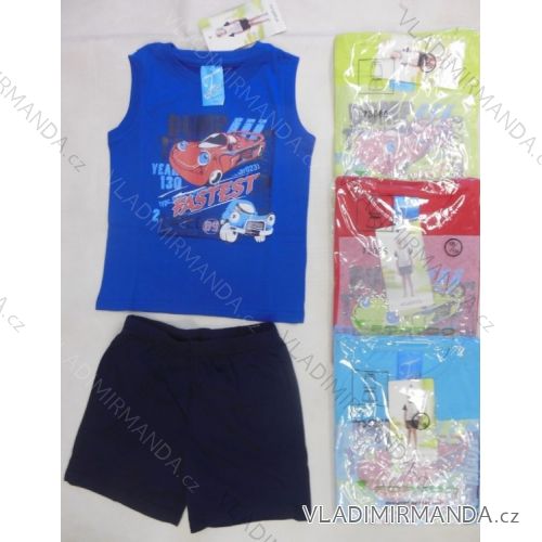 Pajamas short sleeved shorts children's boys cotton (98-134) FORTOO 73085