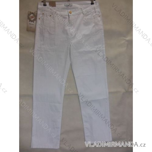 Ladies Overweight Canvas Pants (42-52) SMILING JEANS N437
