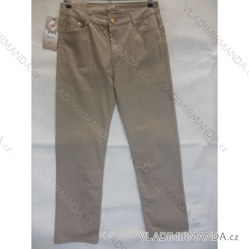 Ladies Overweight Canvas Pants (42-52) SMILING JEANS N452
