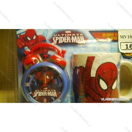 Alarm clock + baby spiderman mug MV10044
