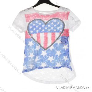 T-shirt short sleeve baby girl (4-14 years) TURECKÁ VÝROBA 2-I3016
