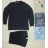 Pajamas long men's cotton oversized (xl-4xl) HAF W-037C
