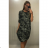 Women's Summer Short Sleeve Camouflage Dress (M / L ONE SIZE) ITALIAN FASHION IMWM216071