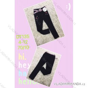 Jeans with bib children adolescent girls (4-12 years) SAD SAD20DT176