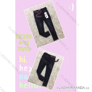 Jeans with bib children adolescent girls (4-12 years) SAD SAD20DT176