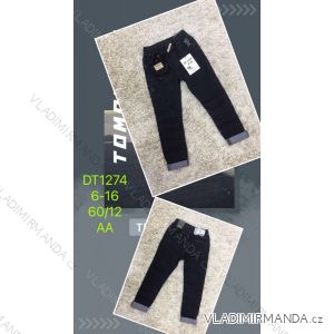 Jeans with bib children adolescent girls (4-12 years) SAD SAD20DT175