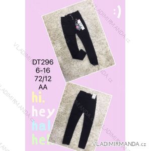 Jeans with bib children adolescent girls (4-12 years) SAD SAD20DT175