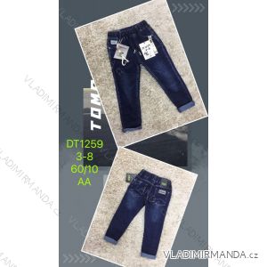 Jeans with bib children adolescent girls (4-12 years) SAD SAD20DT176