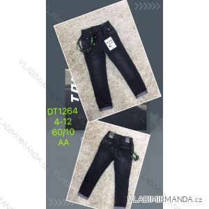 Jeans with bib children adolescent girls (4-12 years) SAD SAD20DT176