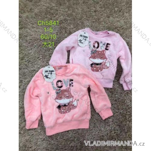 Baby sweatshirt warm velvet for girls (1-5 years) SAD SAD19CH5842