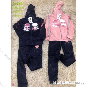 Tracksuit with T-shirt for adolescent girls (116-146) SAD SAD19CH5826