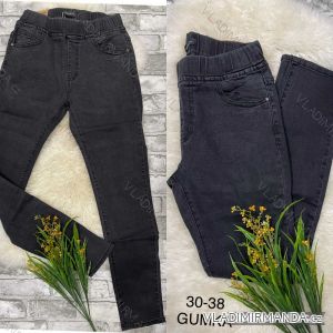 Jeans jeans long rubber waist women (30-38) KATHY JEANS JAW216615