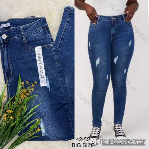 Jeans long women's oversized (42-50) JEANS JAW216561