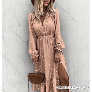 Summer Shirt Dress Long Sleeve Oversize Women's (S / M ONE SIZE) ITALIAN FASHION IMWM216078