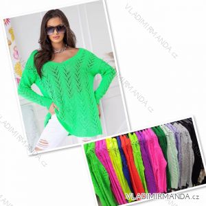 Women's thin long sleeve sweater (S / M ONE SIZE) POLISH MODA PMWT216768